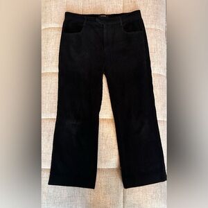 Isabel Marant Black Corduroy Trousers